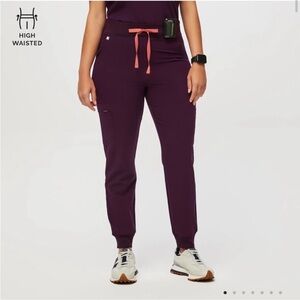 Figs deep purple Uman joggers